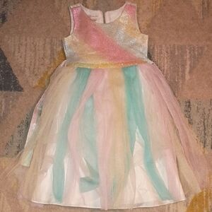 Bonnie Jean Glittering Pink Dress